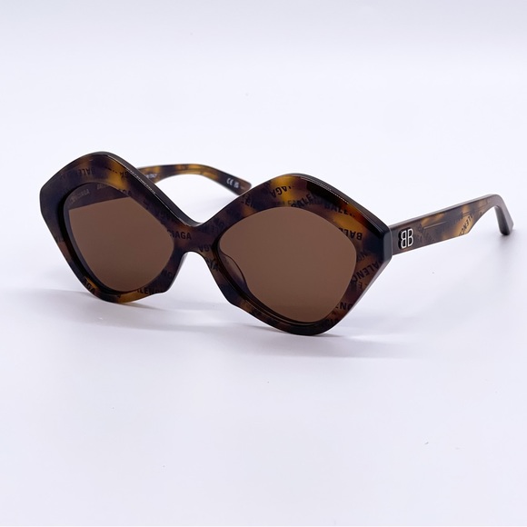 NEW BALENCIAGA SUNGLASSES BB0125S 006 HAVANA SUNGLASSES BALENCIAGA WOMEN BB0125S - Picture 3 of 9